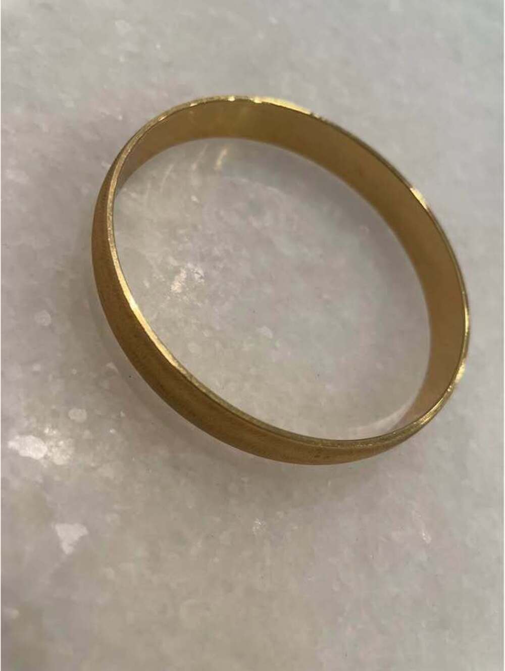 Gold Tone Bangle Bracelet, Very Good Condition, Size Approx. 2.5 Inches